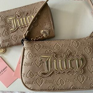 Juicy Couture Bundle NWT Mini Purse + Bifold Wallet